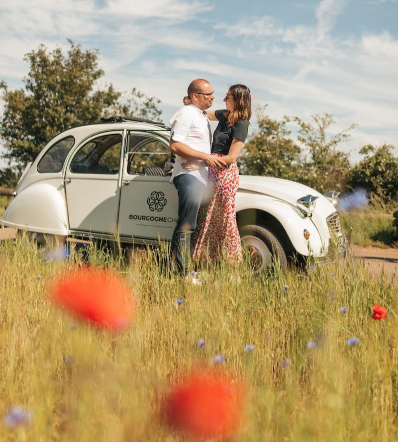 louer une 2CV en bourgogne pour un week-end insolite
