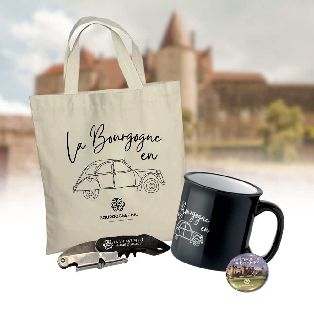 Pack Collector ⭐🇫🇷 Tote Bag + Sommelier + Magnet + Mug